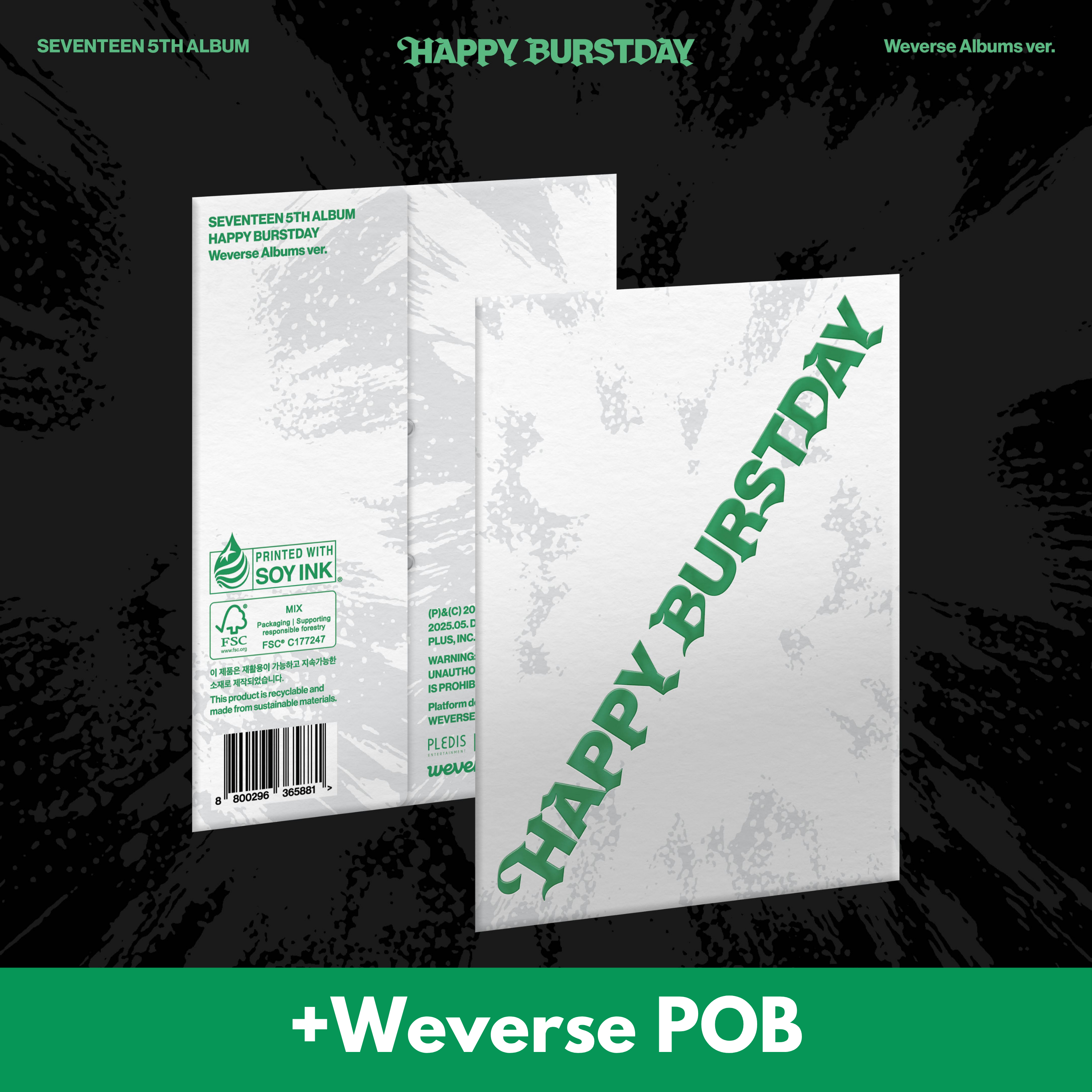 SEVENTEEN HAPPY BURSTDAY - Weverse Album + Weverse POB