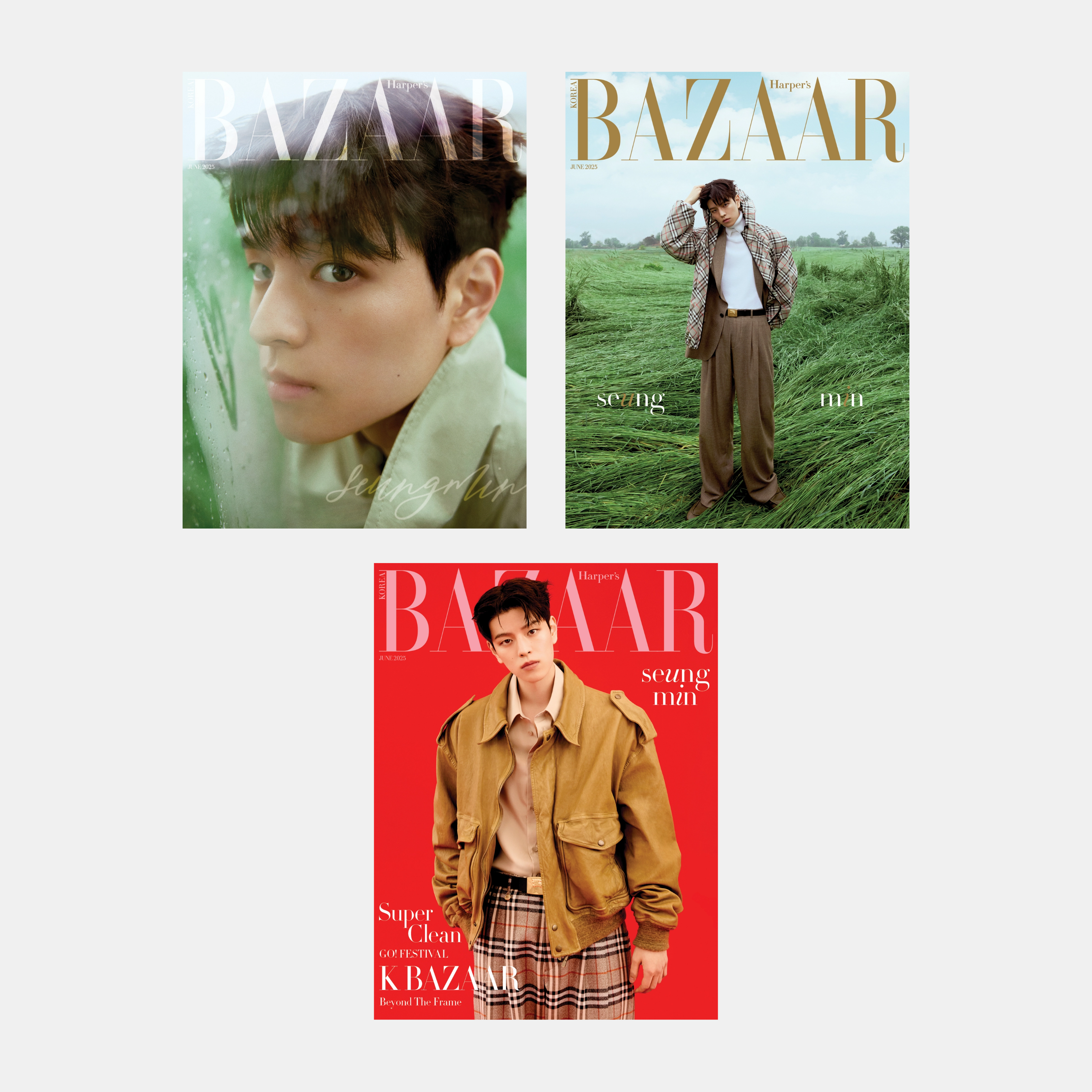 Stray Kids Seungmin Bazaar June 2025