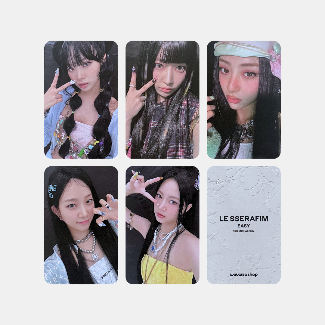 LE SSERAFIM Easy WEVERSE POB