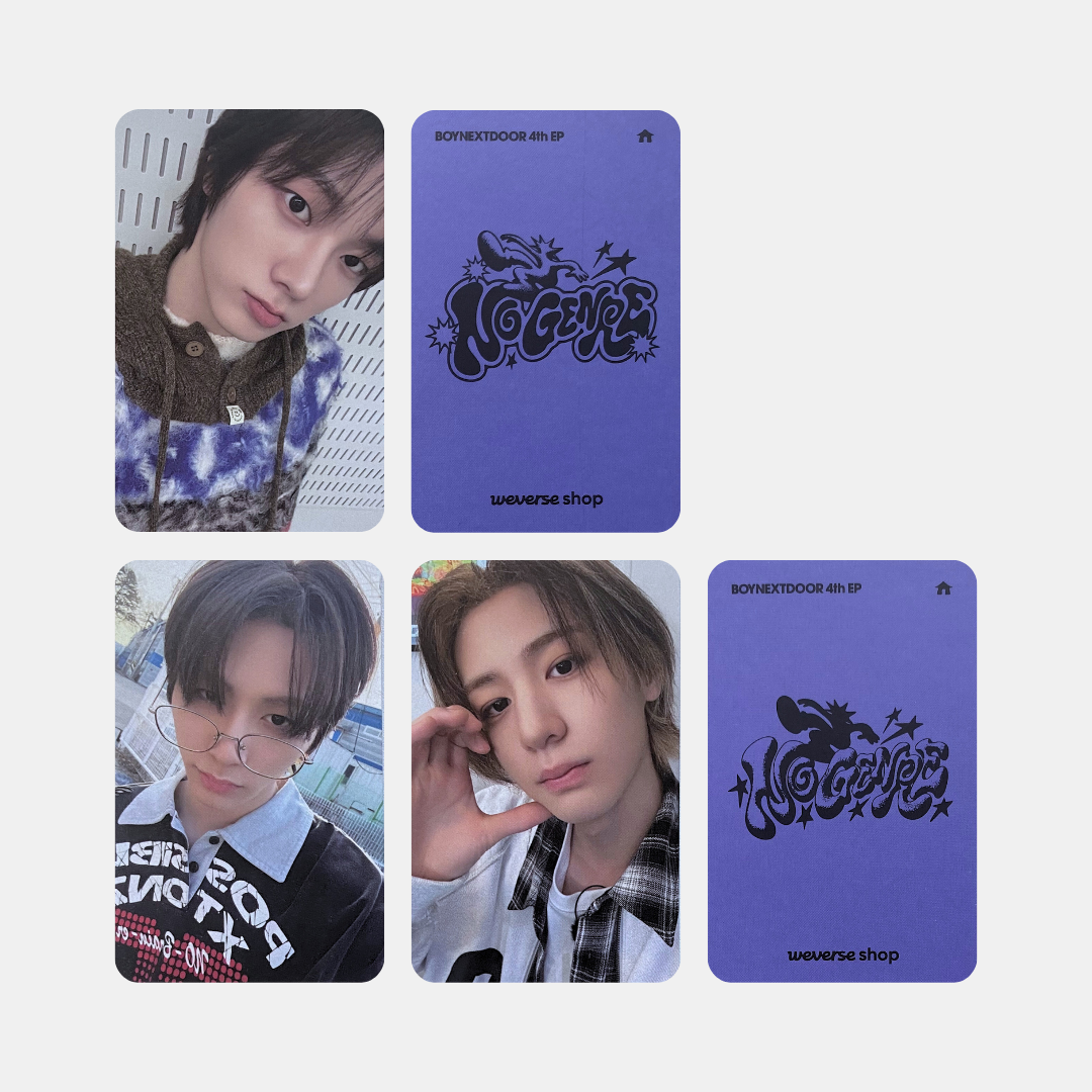 BOYNEXTDOOR No Genre Weverse POB