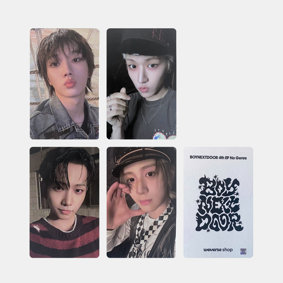 BOYNEXTDOOR No Genre Weverse Luckydraw
