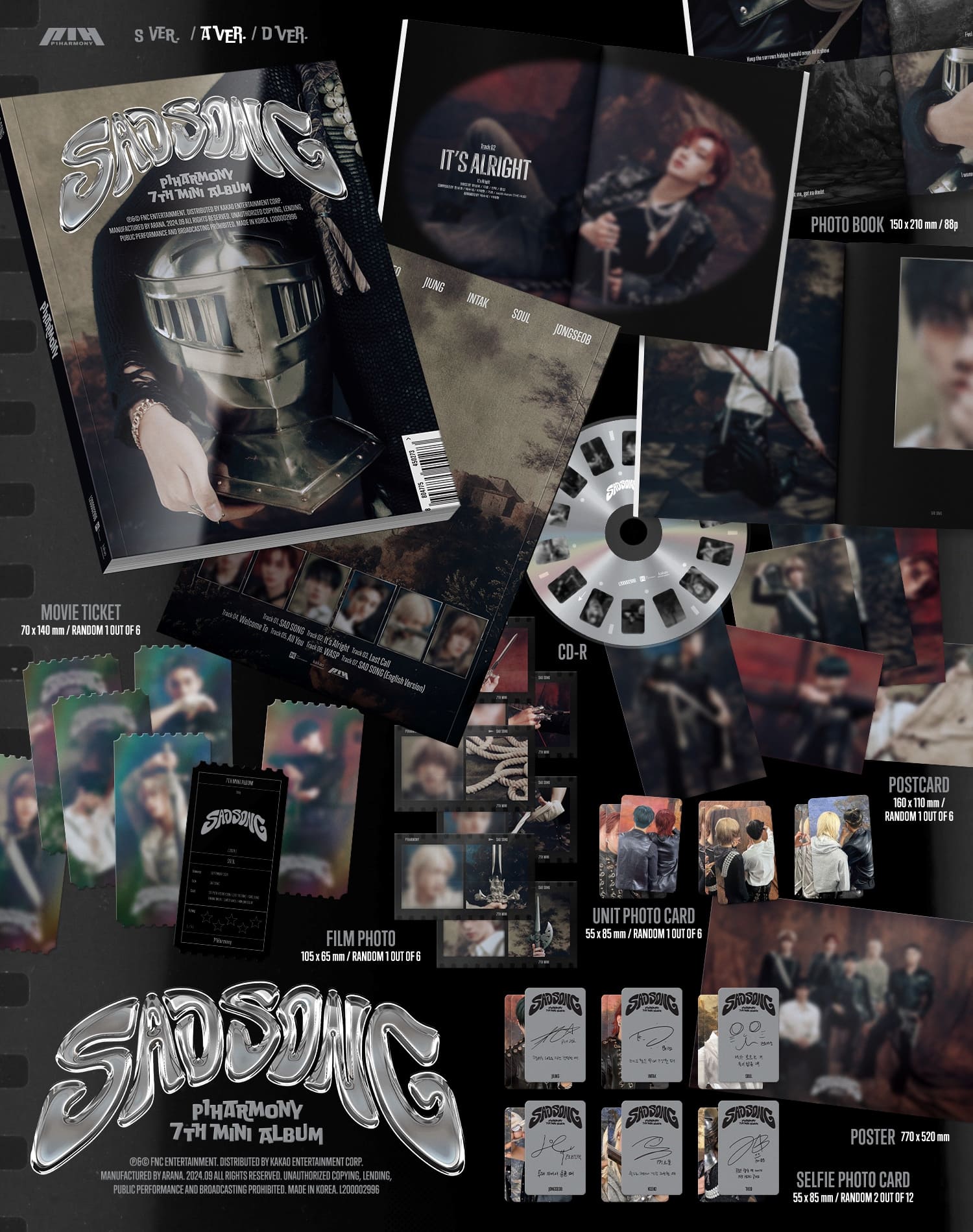 P1Harmony Sad Song - Random ver