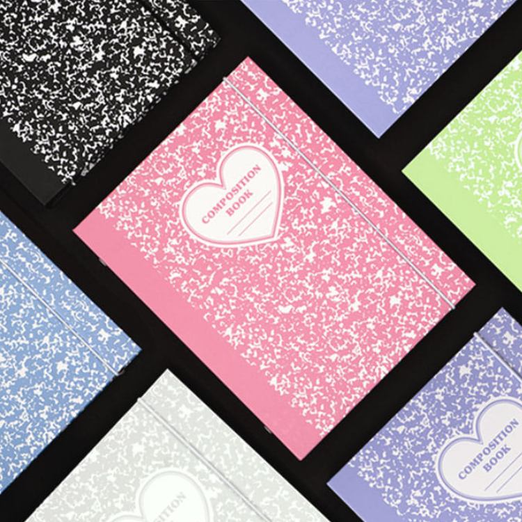 A5 Composition Binder Cover