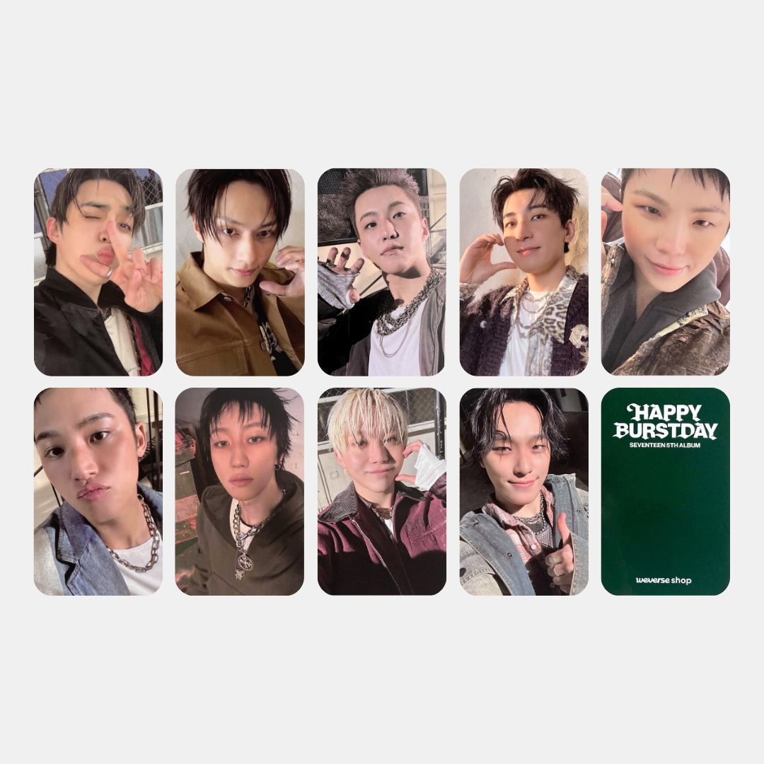 SEVENTEEN HAPPY BURSTDAY Weverse POB