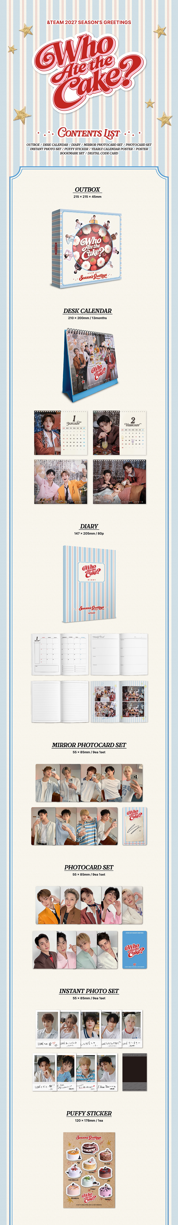 &TEAM 2027 Season's Greetings [WHO ATE THE CAKE?]