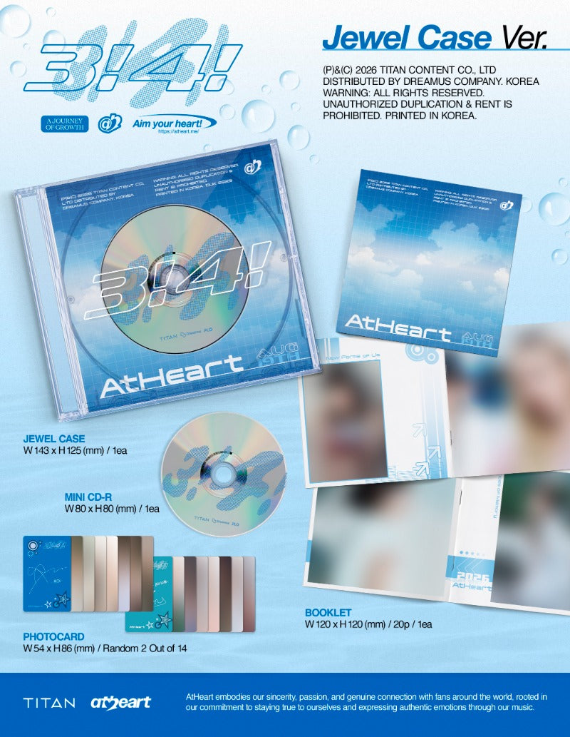 AtHeart 3!4! - Jewel Case