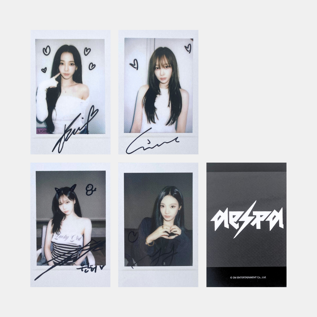 aespa Rich Man Starriver POB Polaroid