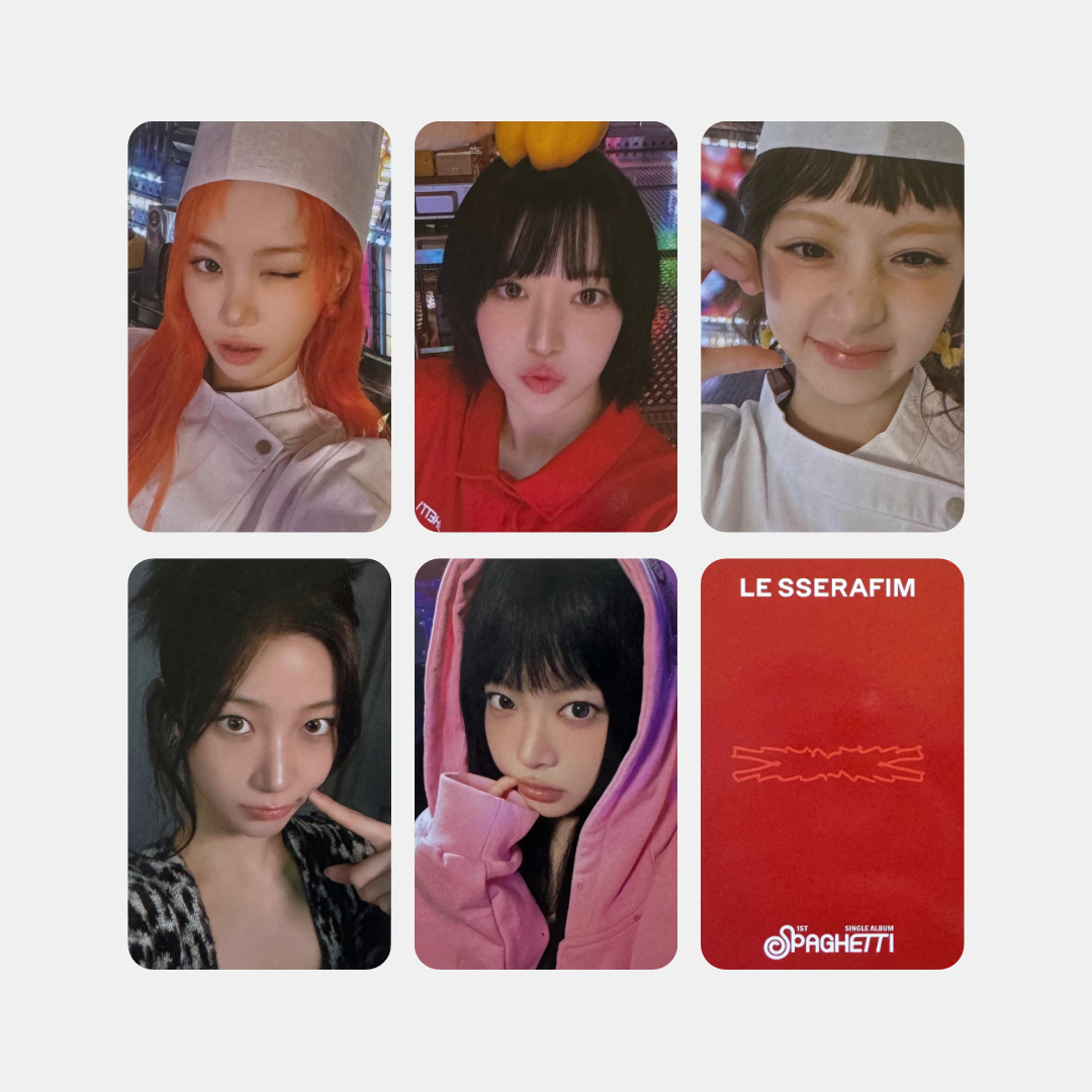 LE SSERAFIM SPAGHETTI Olive Young POB