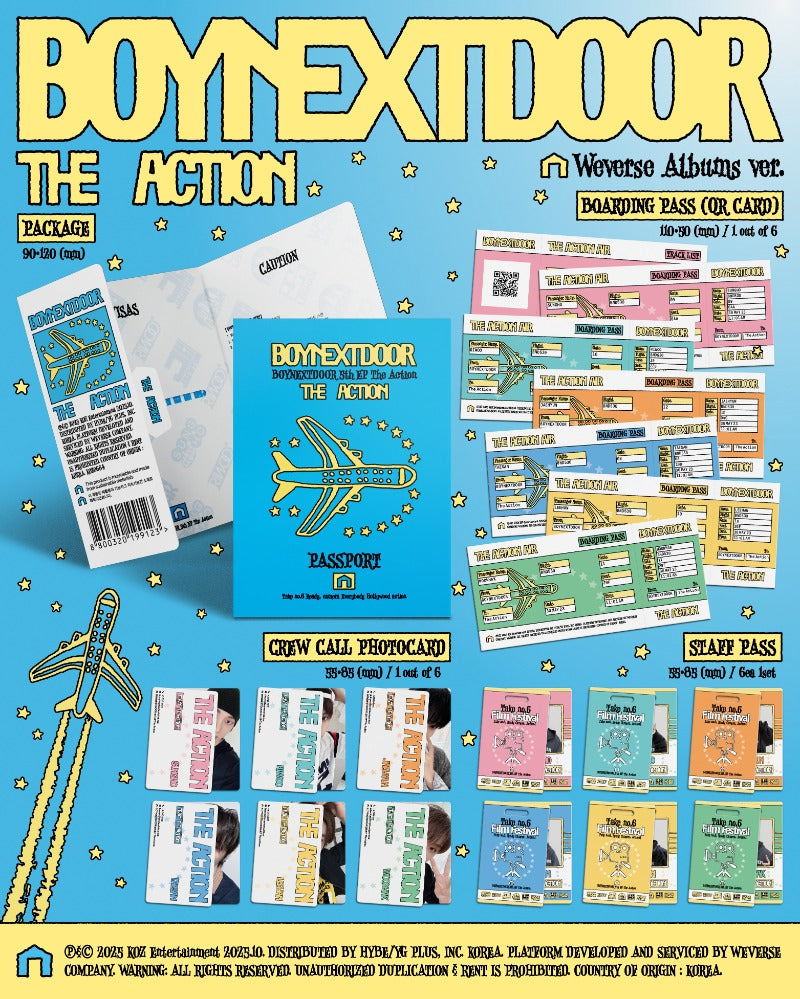 BOYNEXTDOOR The Action - Weverse Album