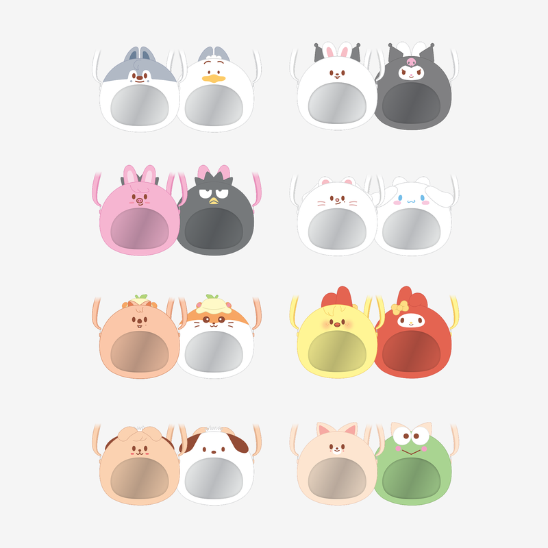 [SKZOO X SANRIO CHARACTERS] PLUSH PVC CROSS BAG