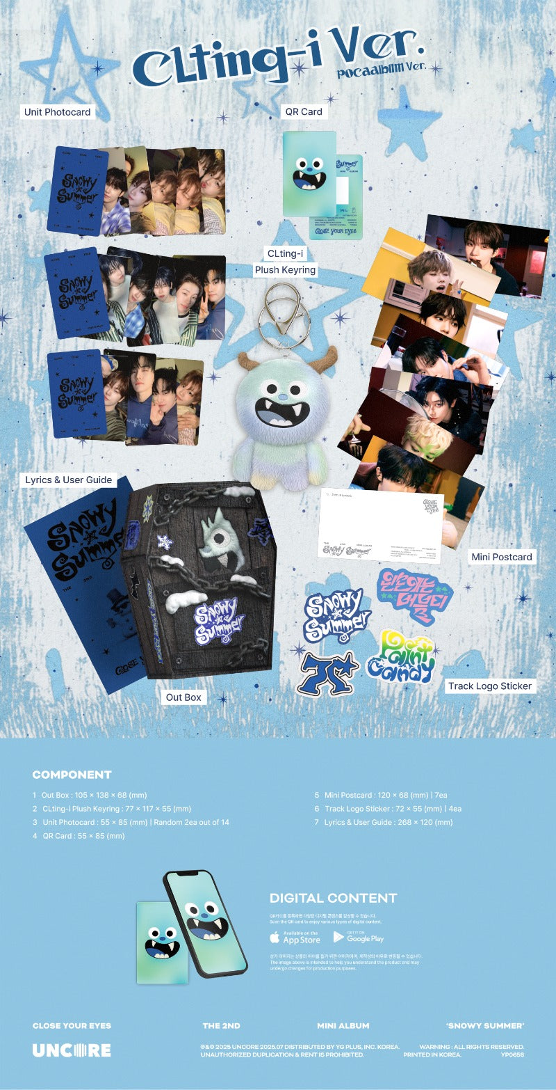 CLOSE YOUR EYES Snowy Summer - POCAALBUM