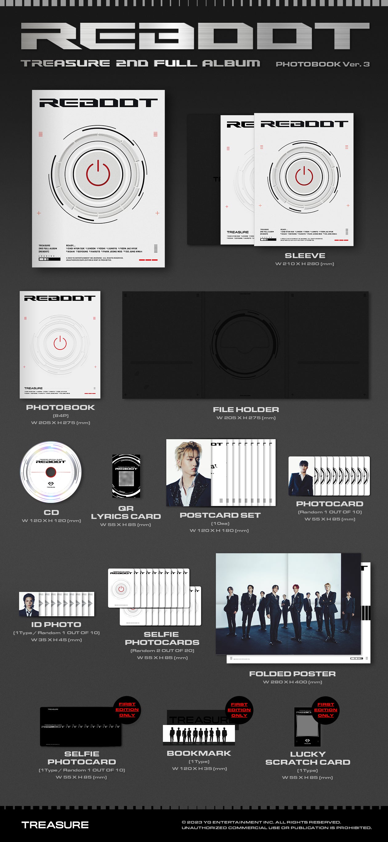 TREASURE REBOOT - Random Photobook