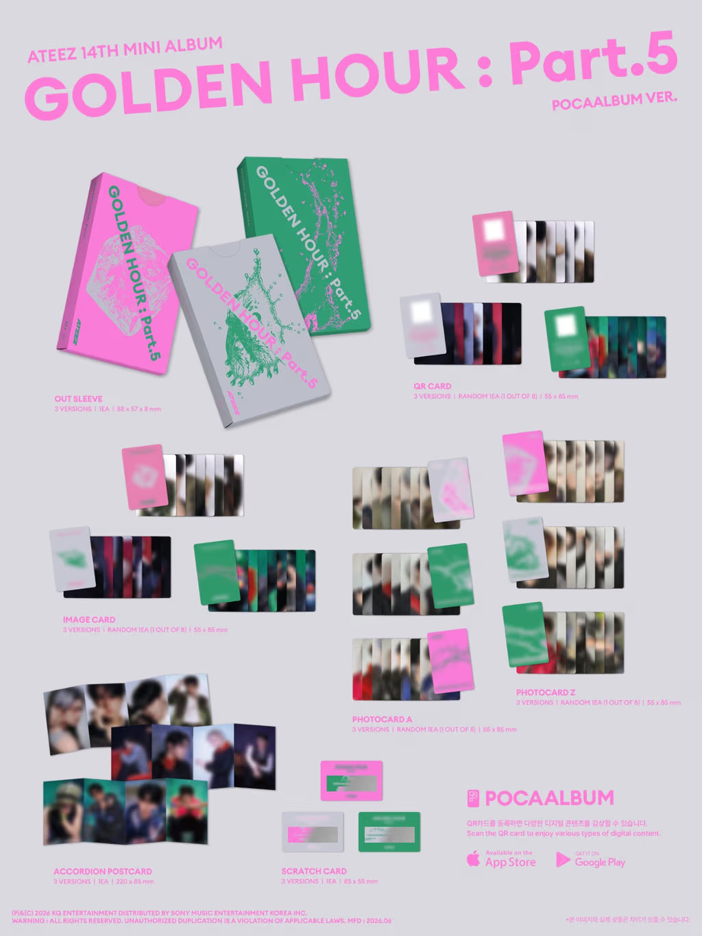 ATEEZ GOLDEN HOUR: Part.5 - Random POCAALBUM