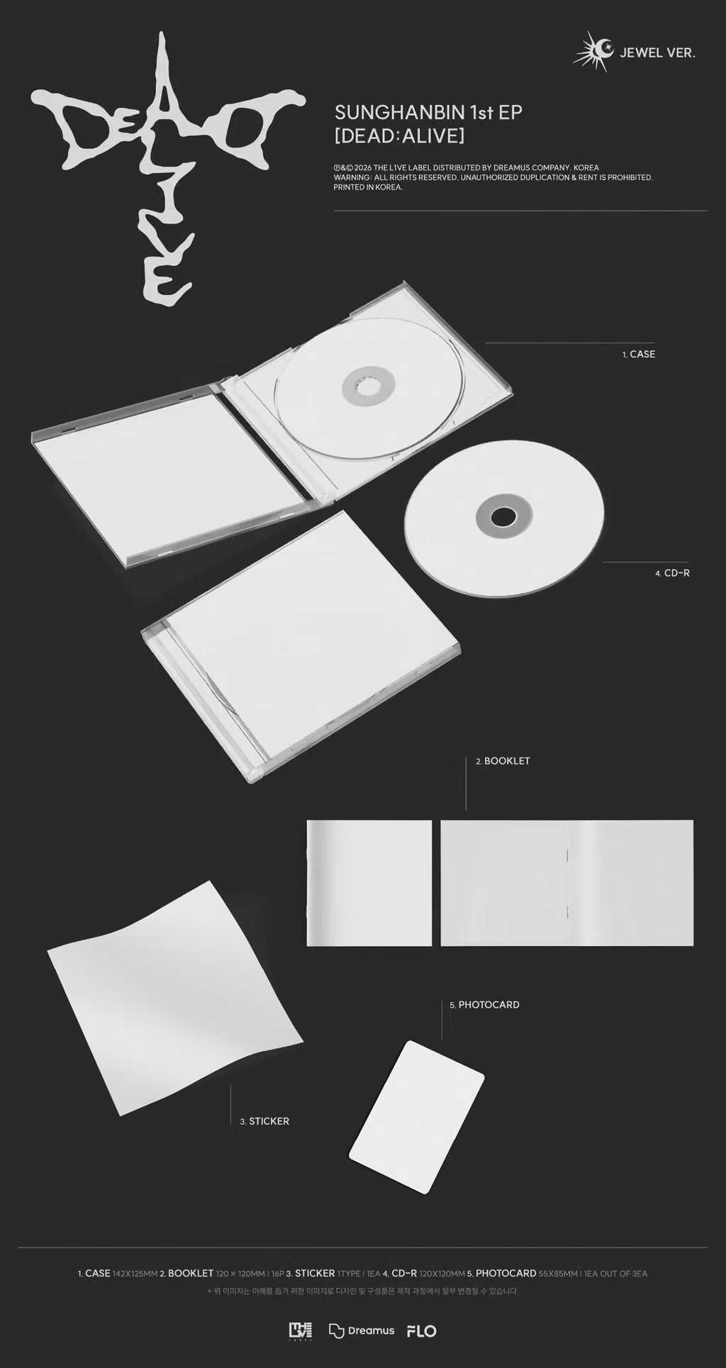 SUNGHANBIN DEAD:ALIVE - Jewel