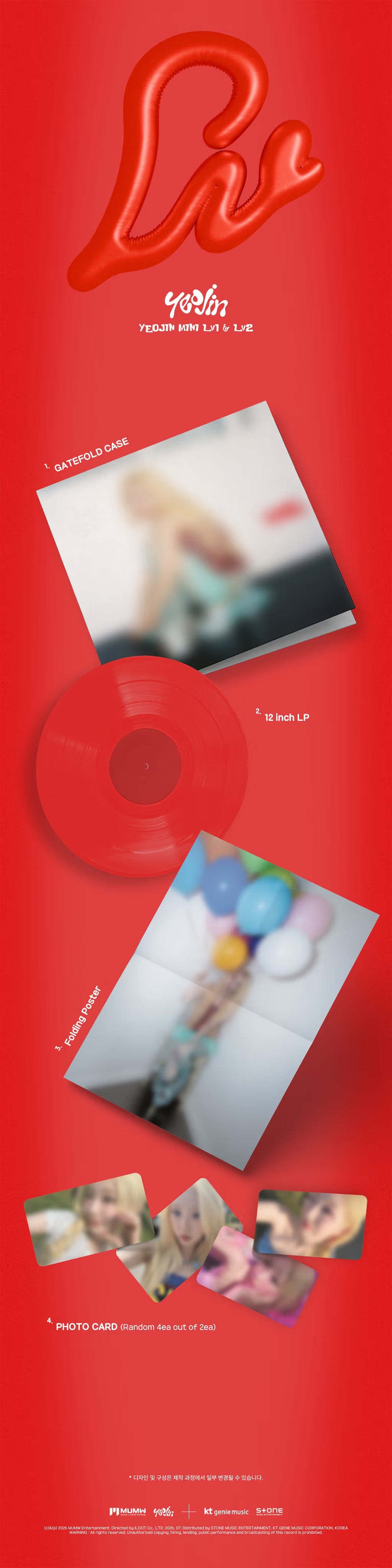 Yeojin Lv1 & Lv2 LP - Limited