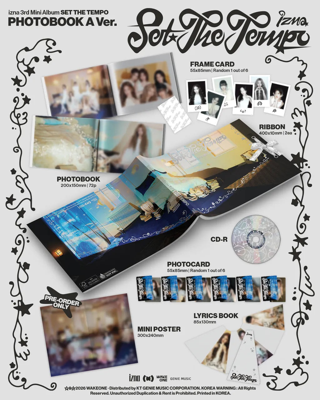 izna SET THE TEMPO - Random Photobook
