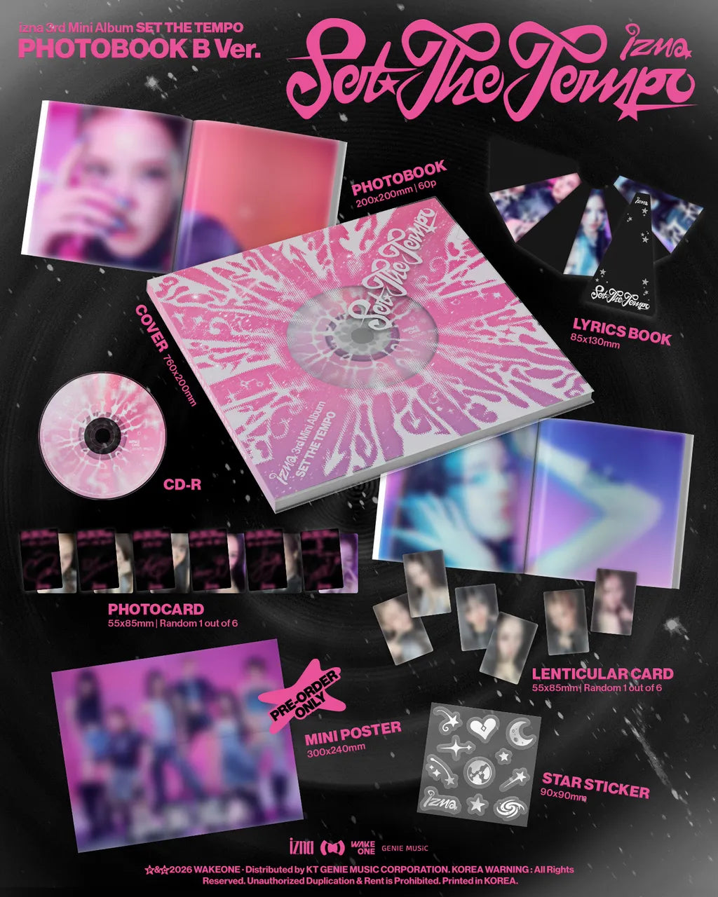 izna SET THE TEMPO - Random Photobook