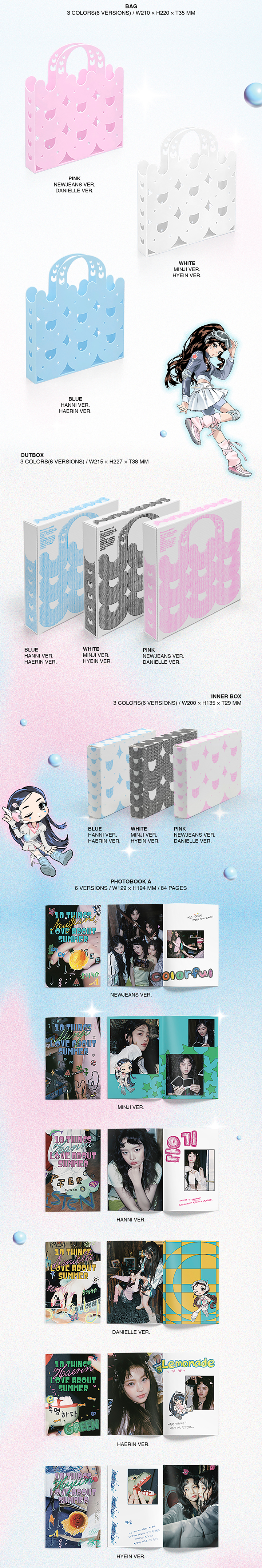 NewJeans Get Up - Random Bunny Beach Bag