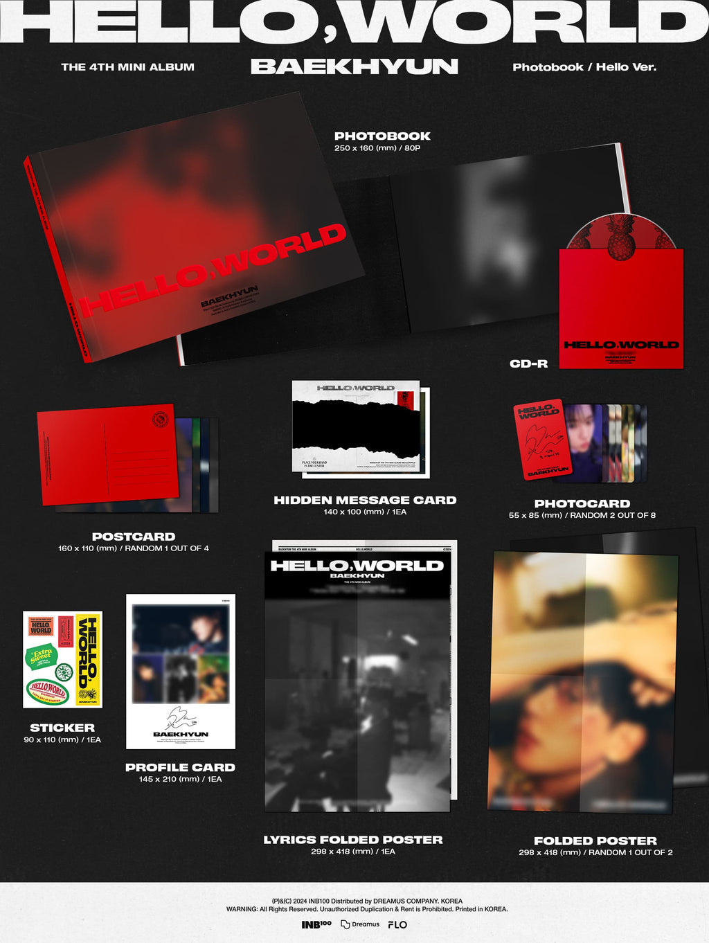 BAEKHYUN Hello, World - Random Photobook