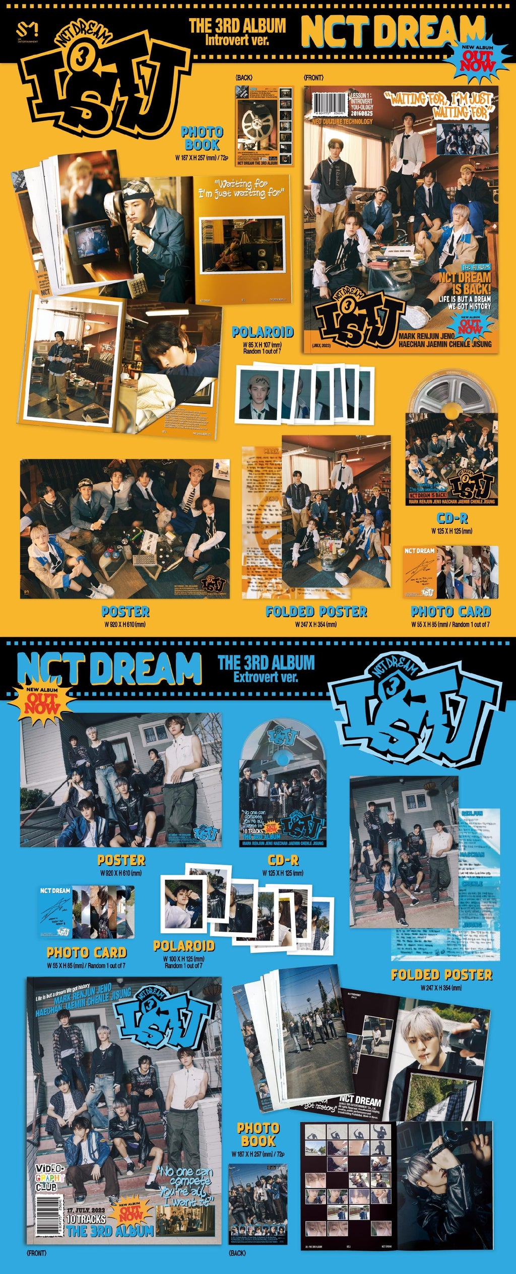 NCT DREAM ISTJ - Random Photobook