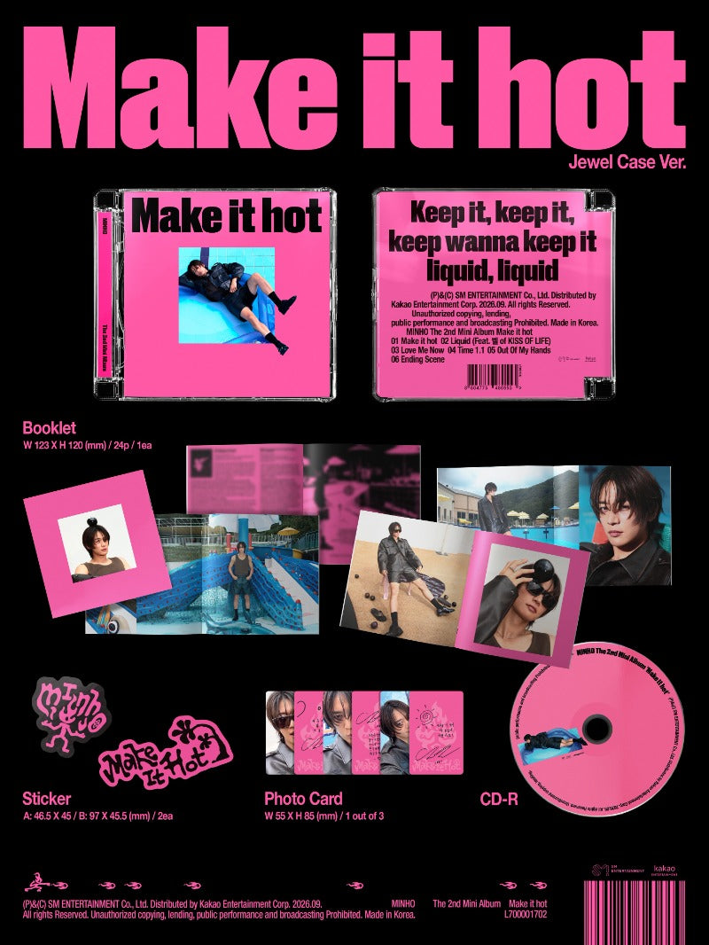 MINHO Make it hot - Jewel Case