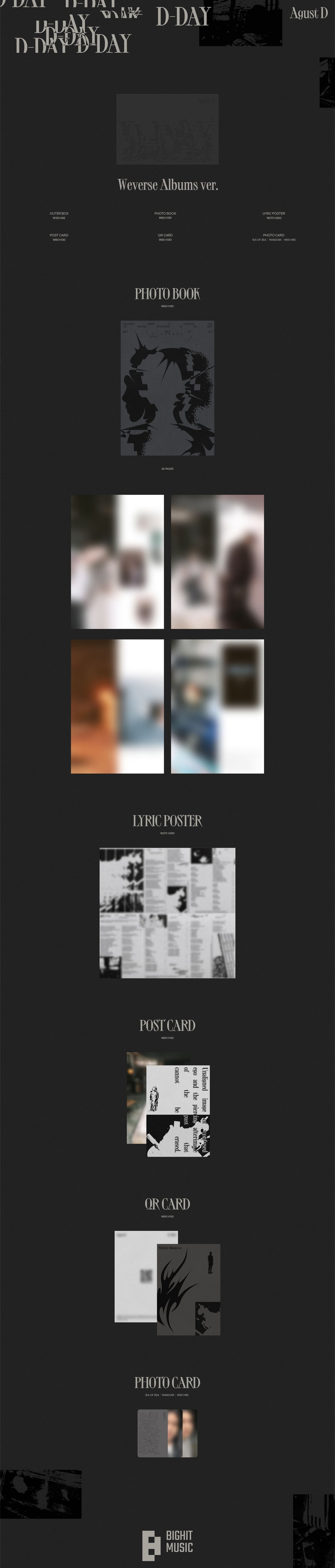 Agust D D-day - Weverse Album