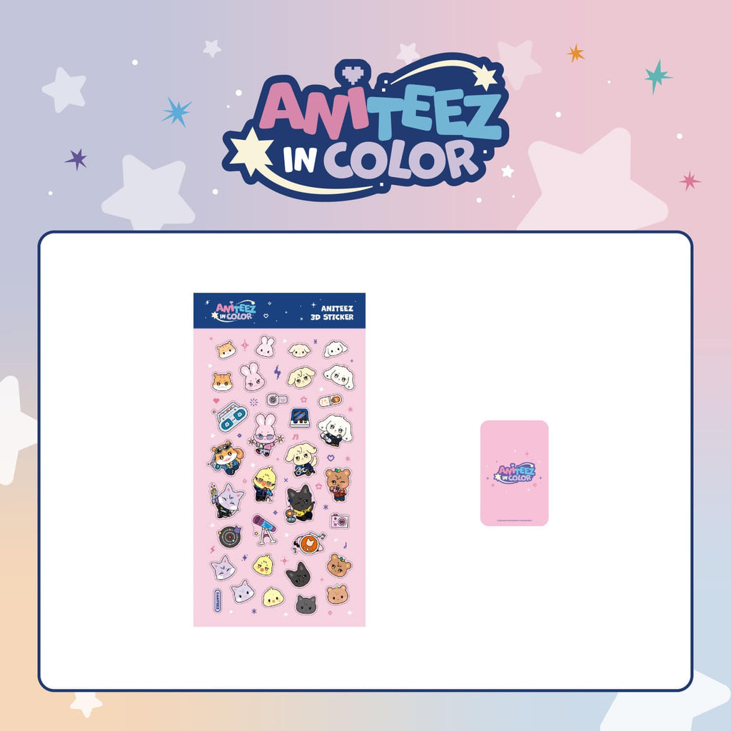 [ANITEEZ IN COLOR] ANITEEZ 3D STICKER
