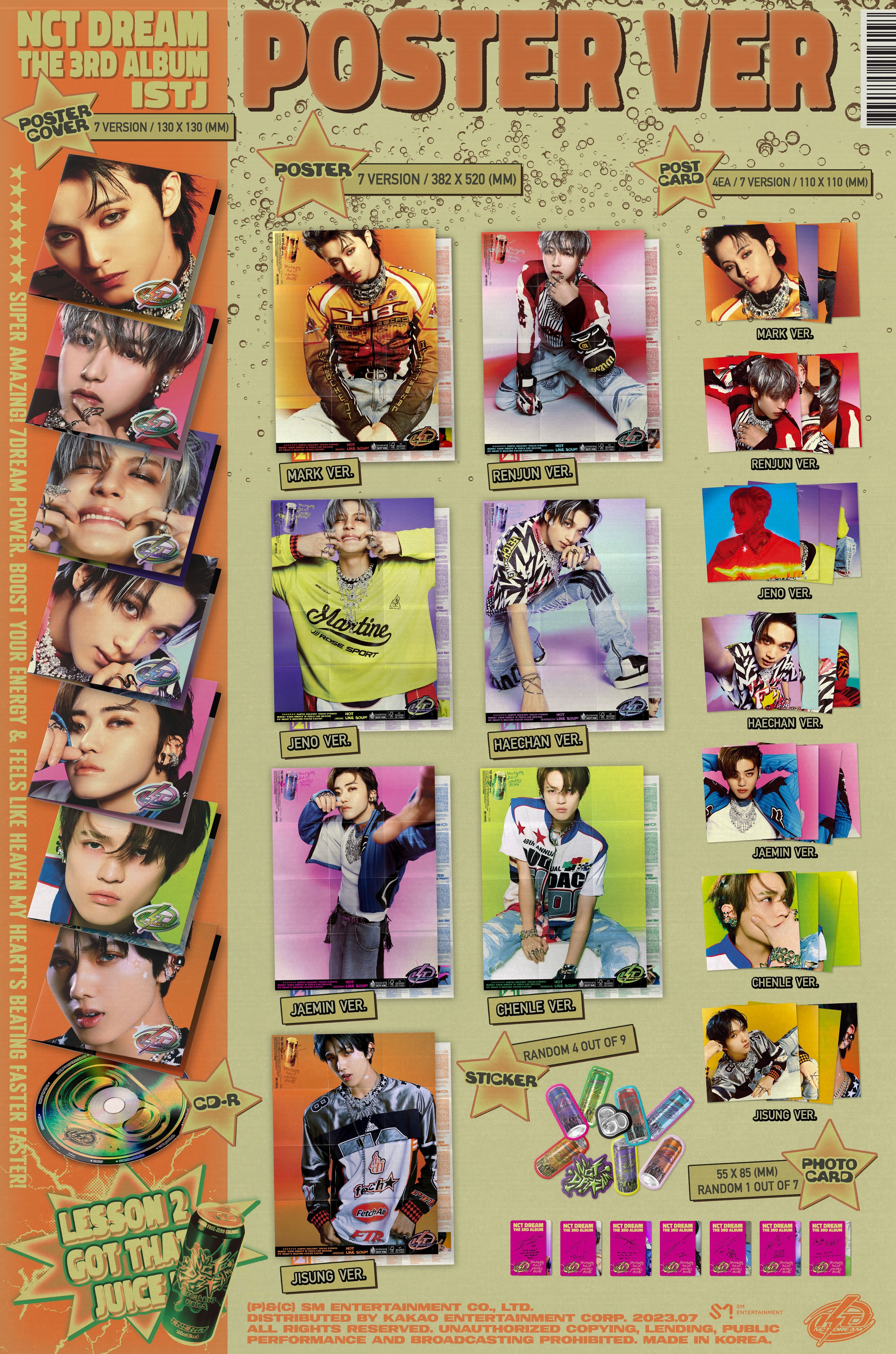 NCT DREAM ISTJ - Random Poster