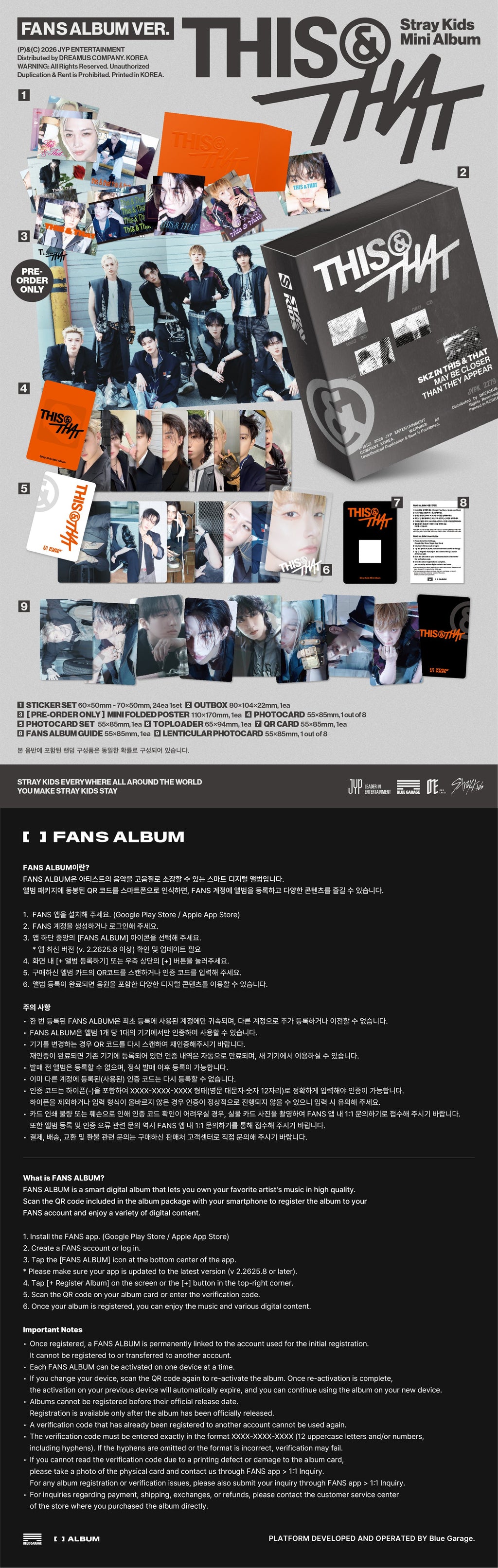 Stray Kids THIS & THAT - FANS ALBUM