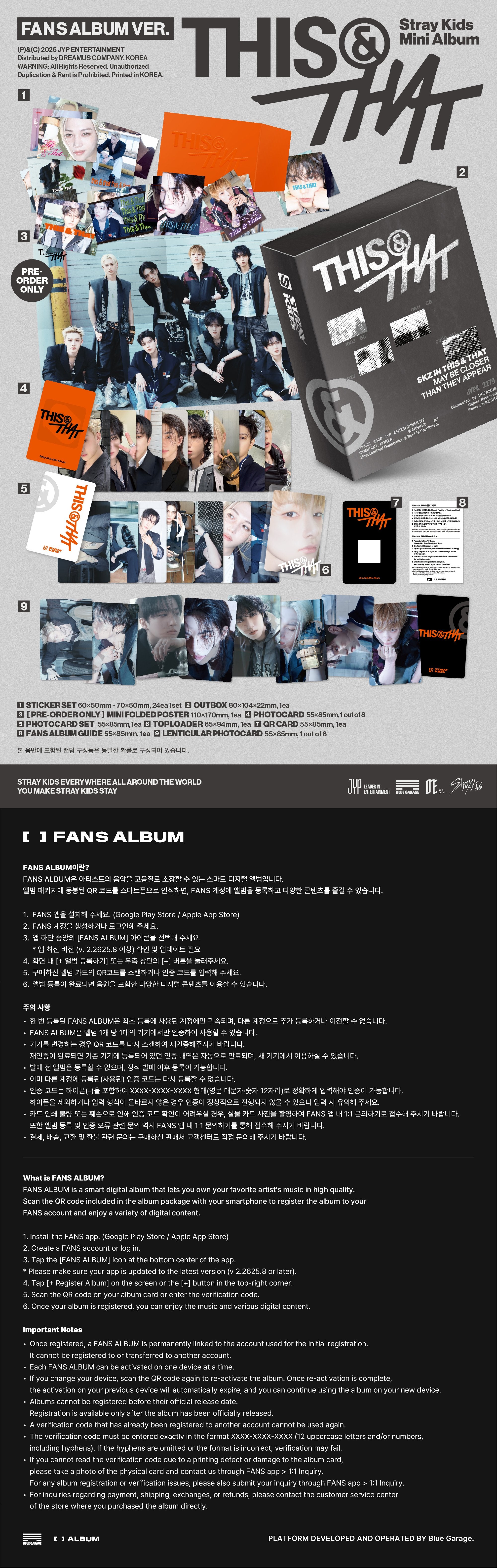 Stray Kids THIS & THAT - FANS ALBUM