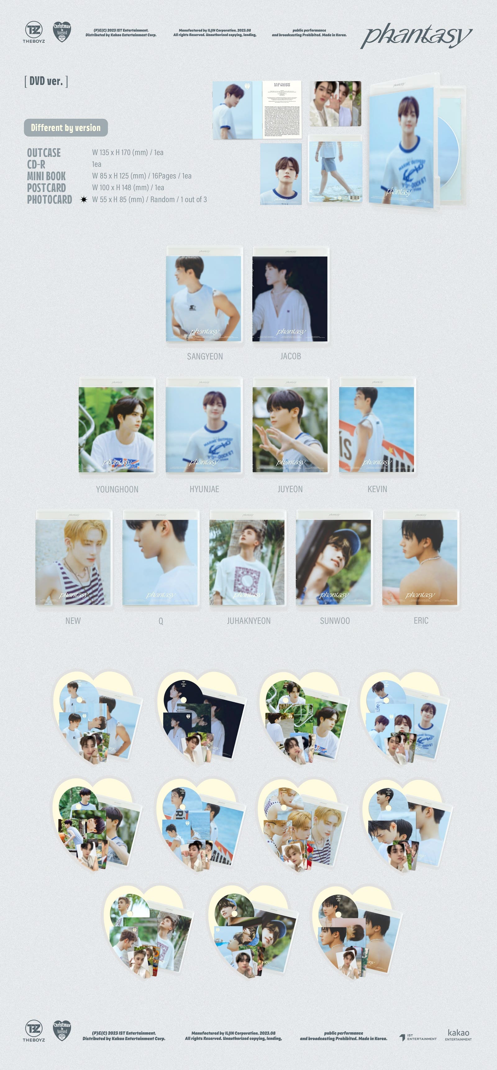 THE BOYZ [PHANTASY] Pt.1 Christmas in August - DVD