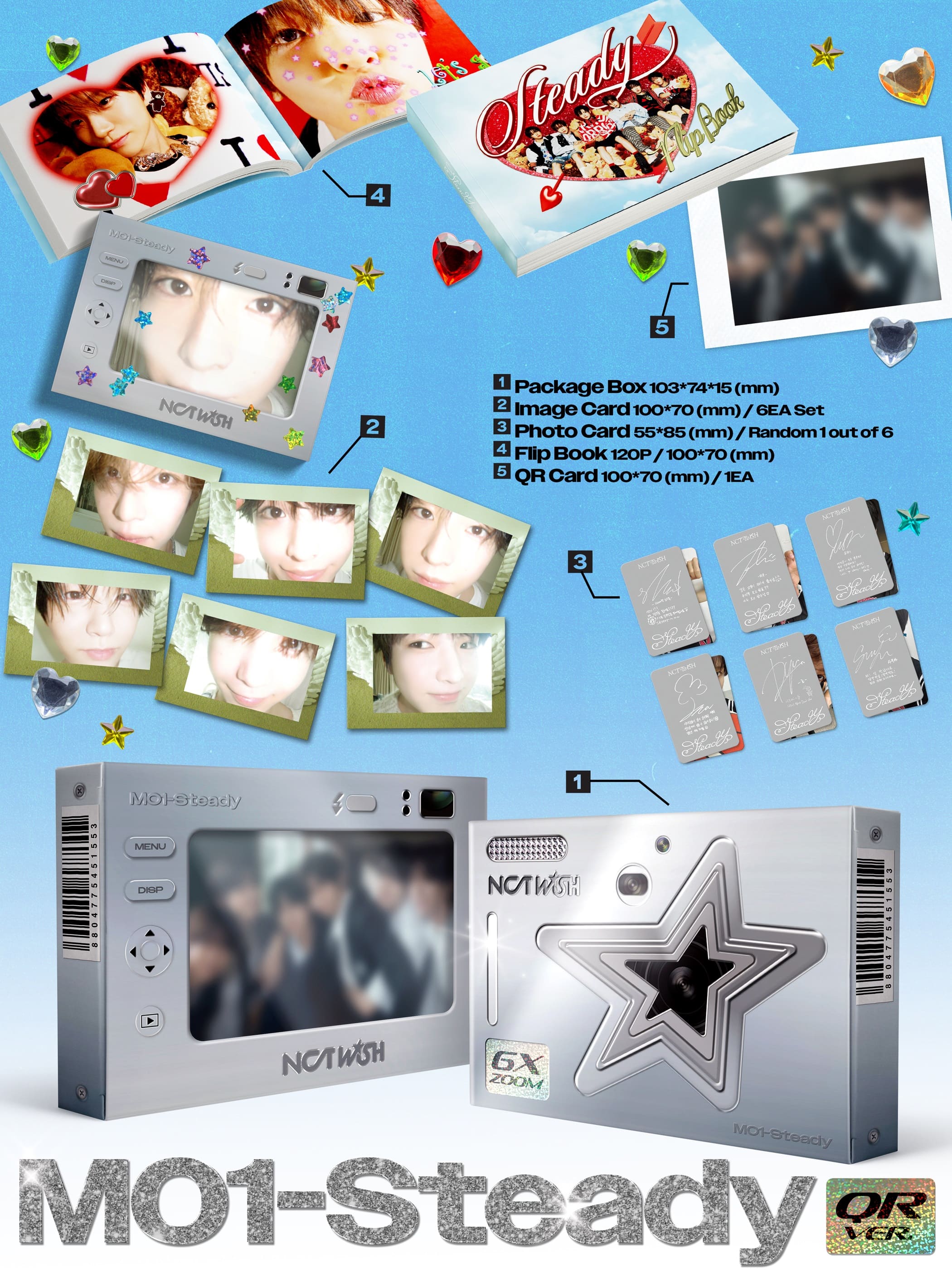 NCT WISH Steady - QR