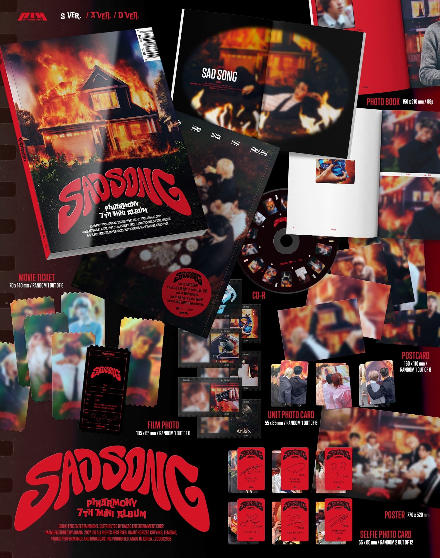 P1Harmony Sad Song - Random ver