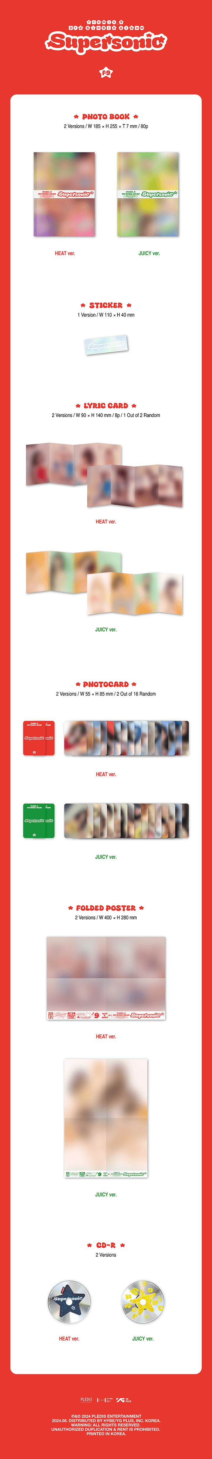 fromis_9 Supersonic - Random Photobook