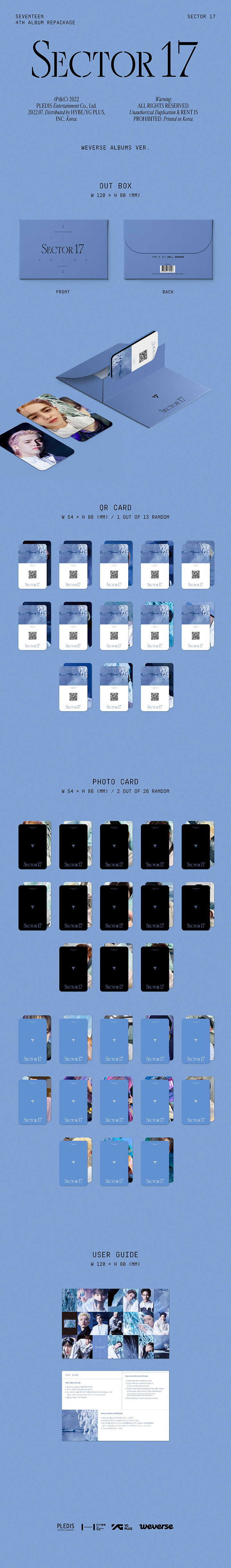 SEVENTEEN Sector 17 - Weverse Album