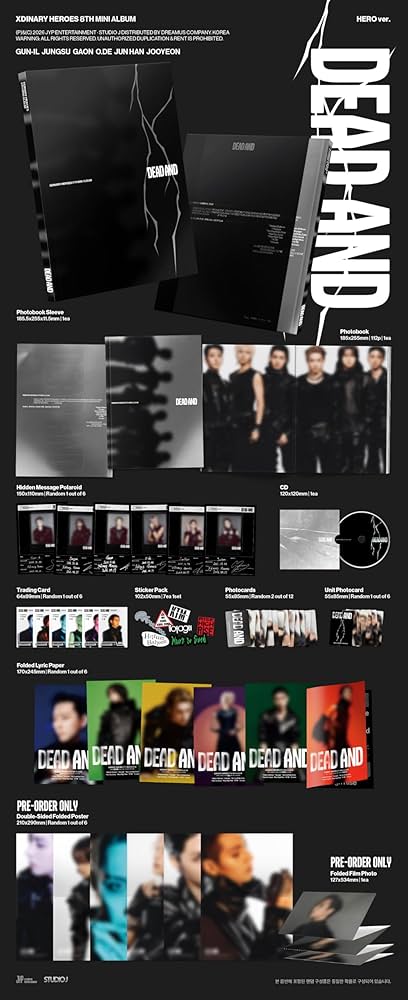 Xdinary Heroes DEAD AND - Random Photobook