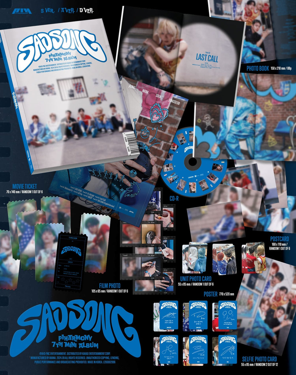 P1Harmony Sad Song - Random ver