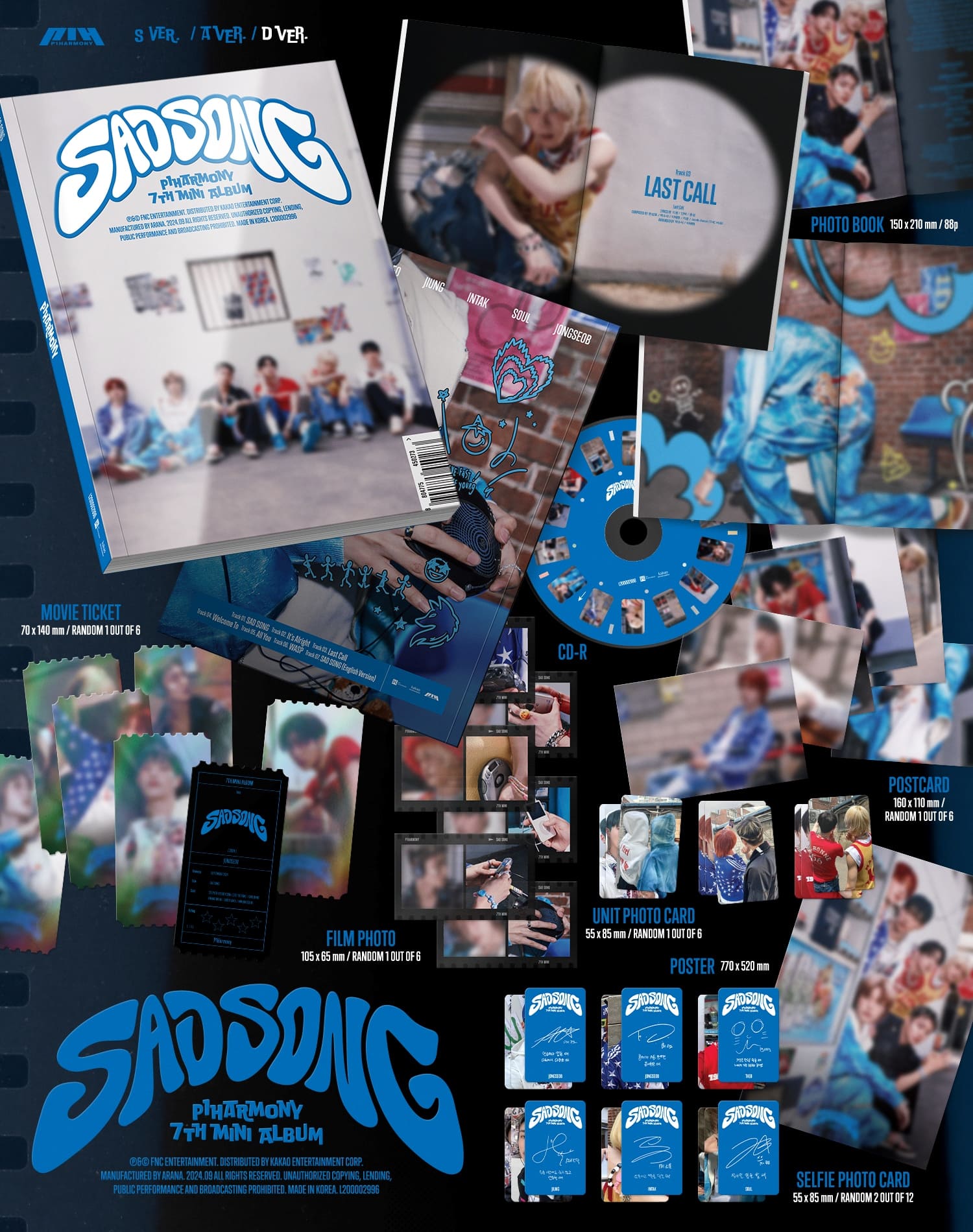 P1Harmony Sad Song - Random ver