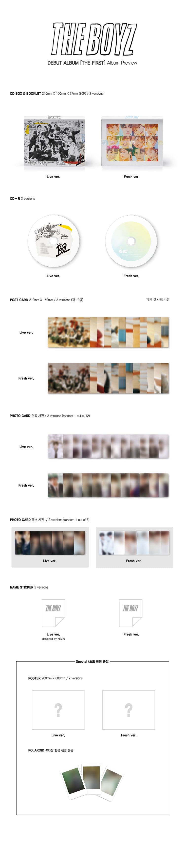 THE BOYZ The First - Random ver