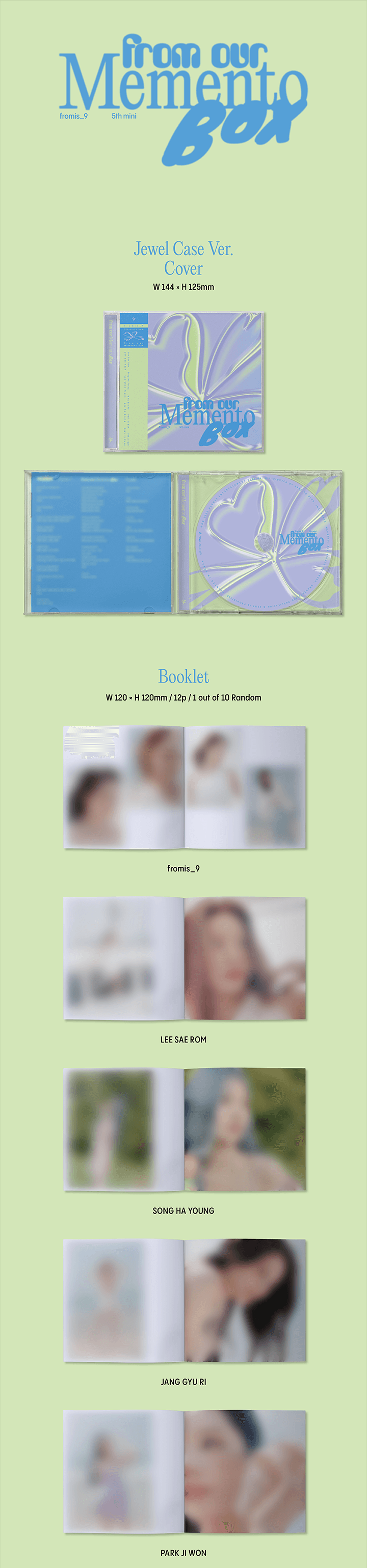 fromis_9 from our Memento Box - Random Jewel Case