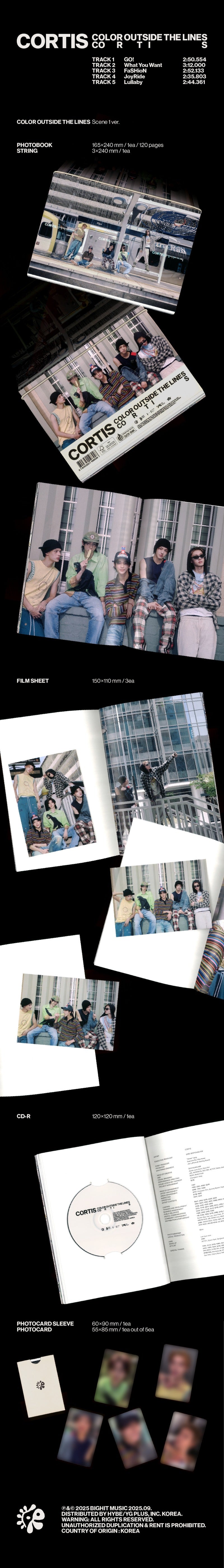 CORTIS COLOR OUTSIDE THE LINES - Random ver