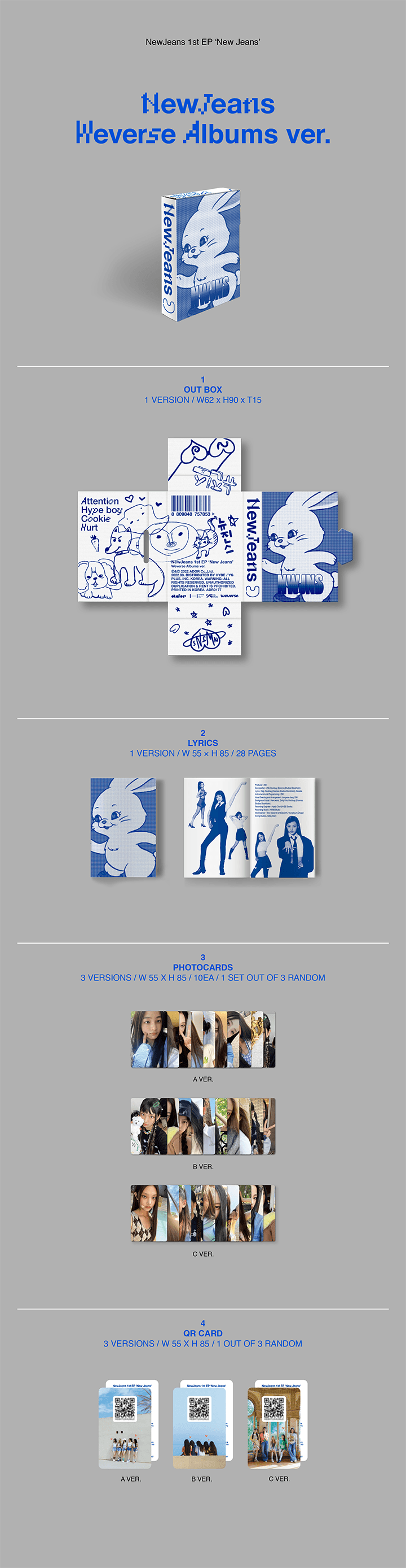 NewJeans New Jeans - Weverse Album