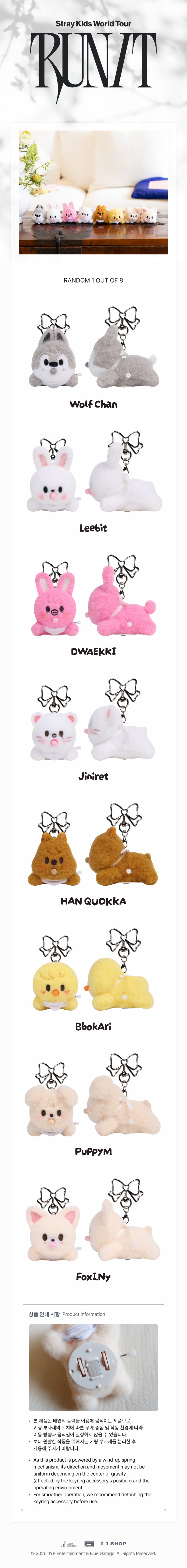 [RUN IT] SKZOO SECRET WIND-UP PLUSH