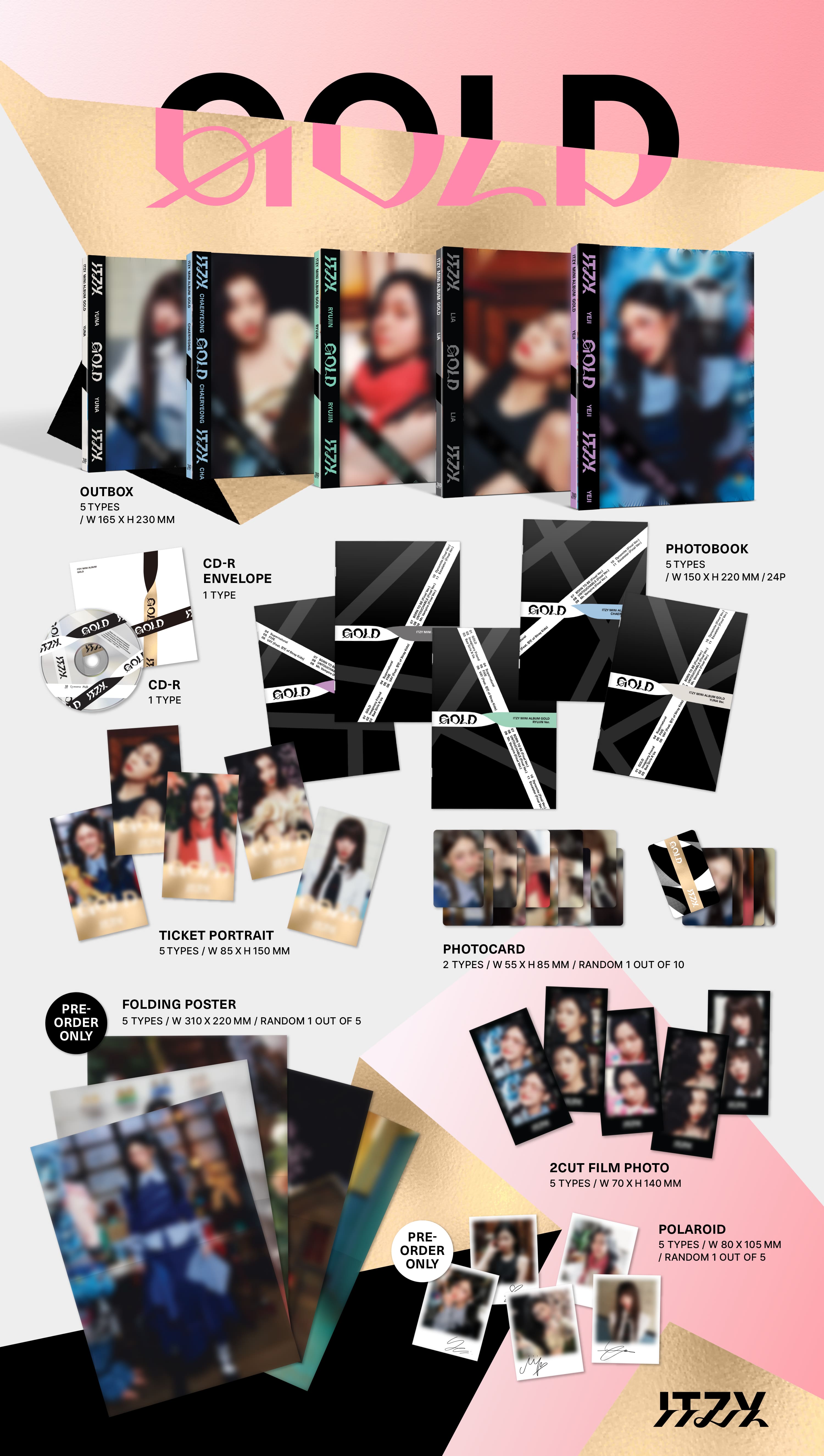 ITZY GOLD - Random Digipack