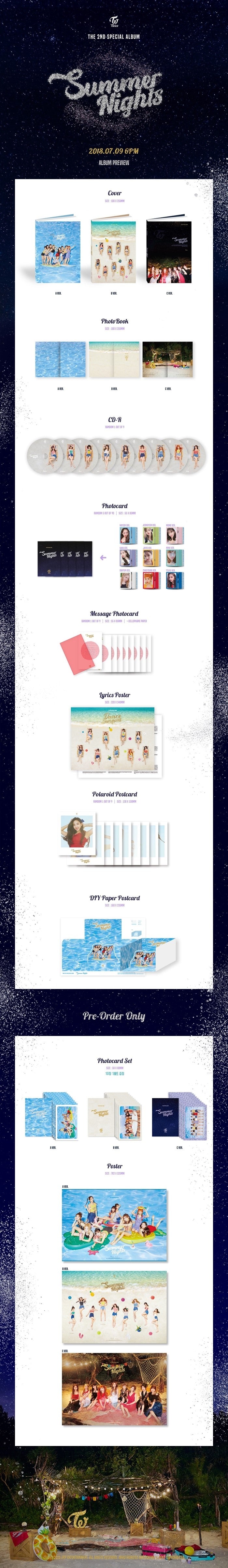 TWICE Summer Nights - Random ver