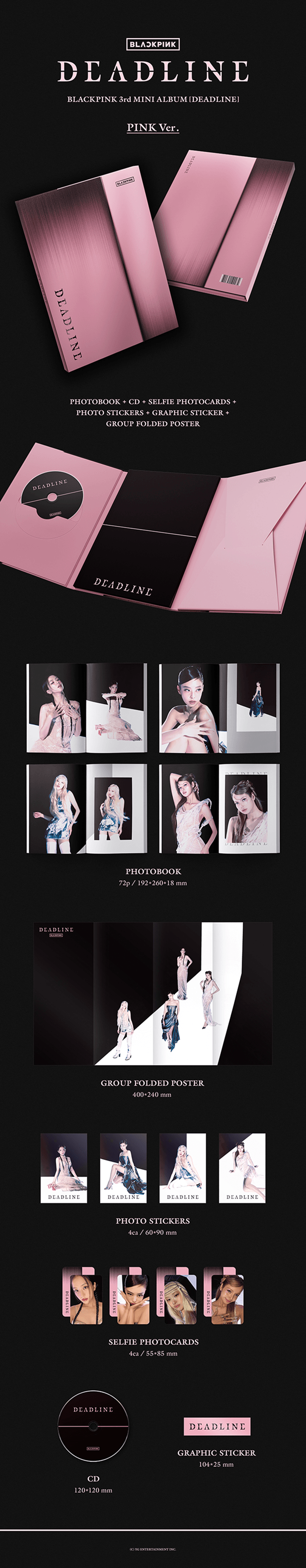 BLACKPINK DEADLINE - PINK + mostbiased BENEFIT