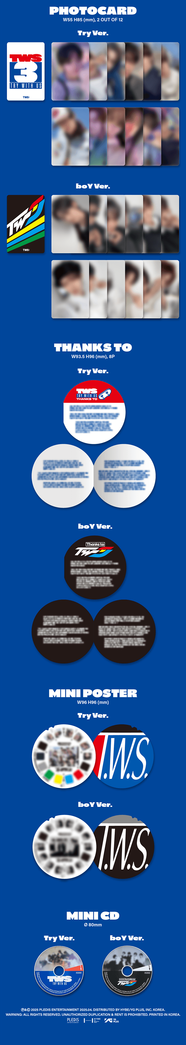 TWS TRY WITH US - Random ver