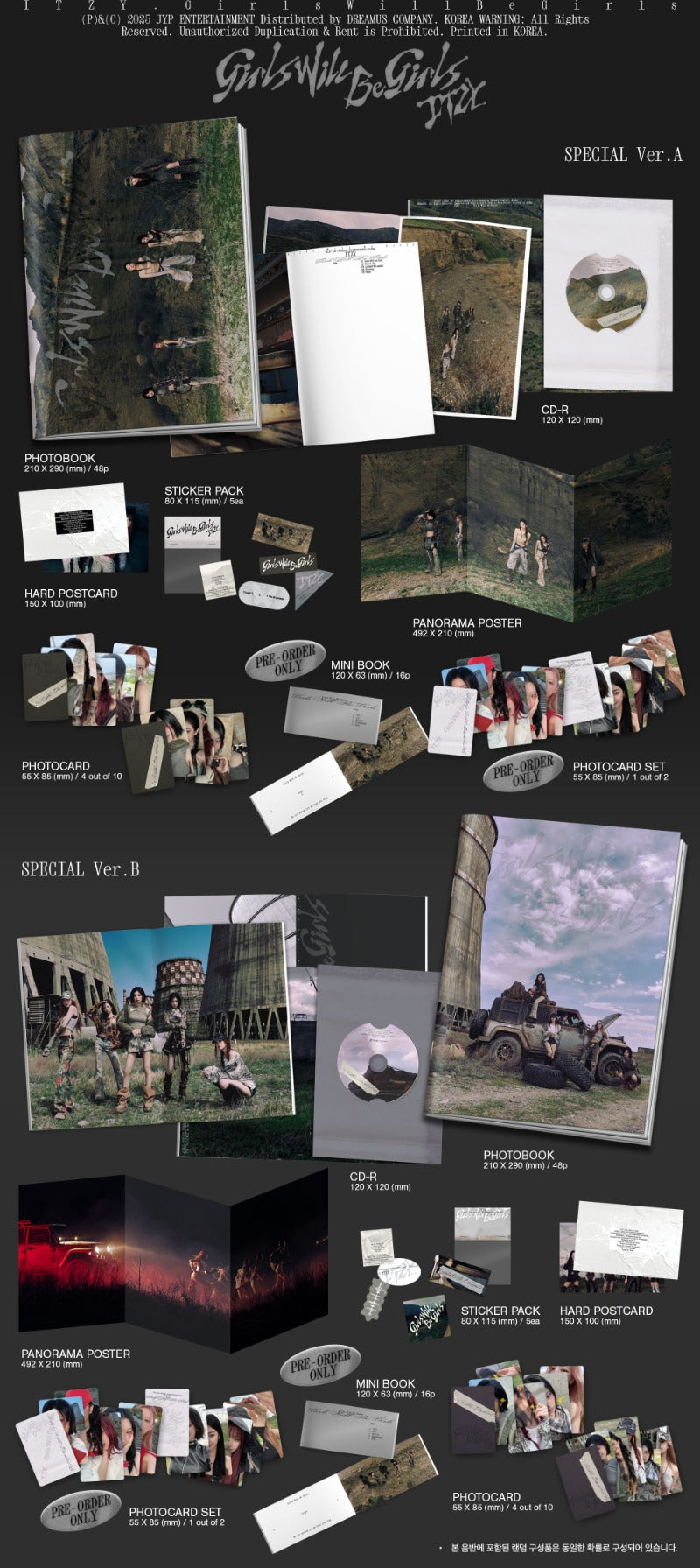 ITZY Girls Will Be Girls - Random Special Edition