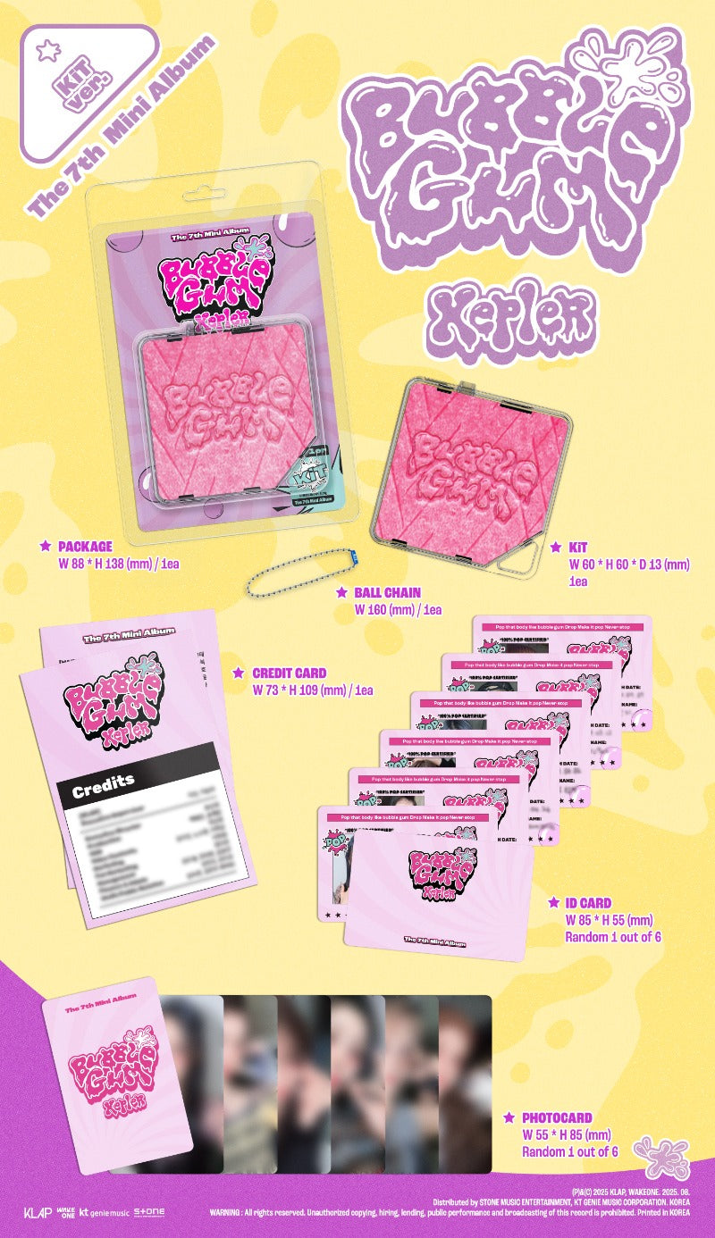 Kep1er BUBBLE GUM - KiT