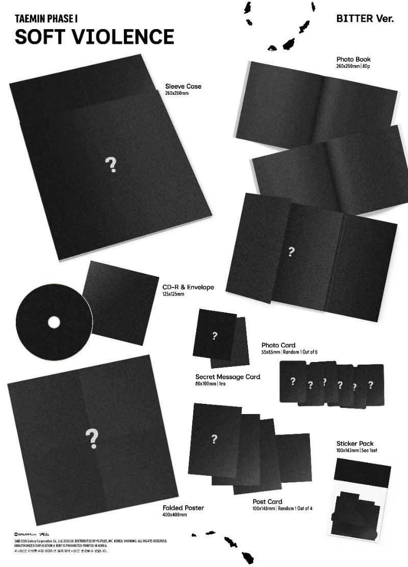 TAEMIN PHASE I: Soft Violence - Random PHOTOBOOK